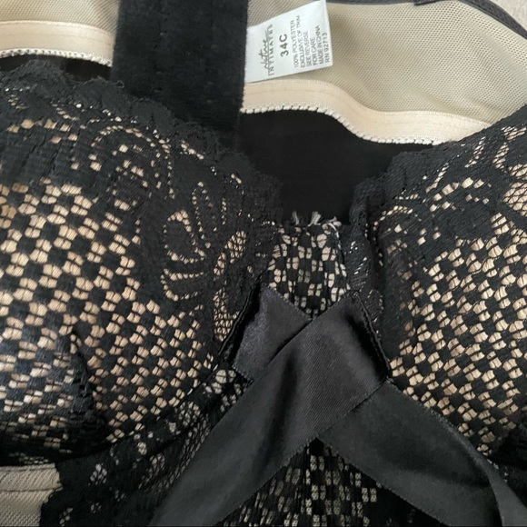 Native Intimates Black Tan Corset Size 34C - Picture 3 of 4